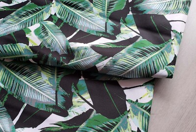 Bananenblätter Muster Wasserdichter Stoff Wasserabweisend Canvas Stoff Outdoor