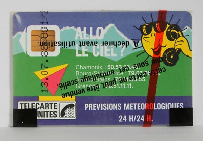 Public Telecard F26 ALLO LE CIEL SO2 120U 1988 New Sealed