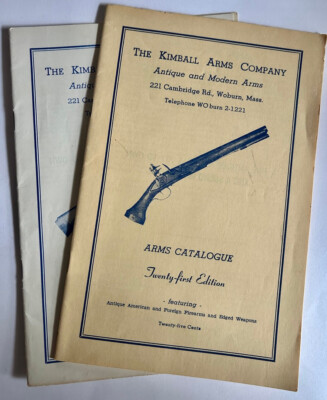 2 - Kimball Arms Company Antique and Modern Arms  Catalogue 20th & 21st Edition