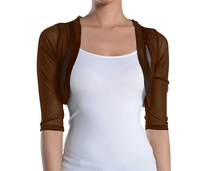 Sheer chiffon bolero clearance jacket