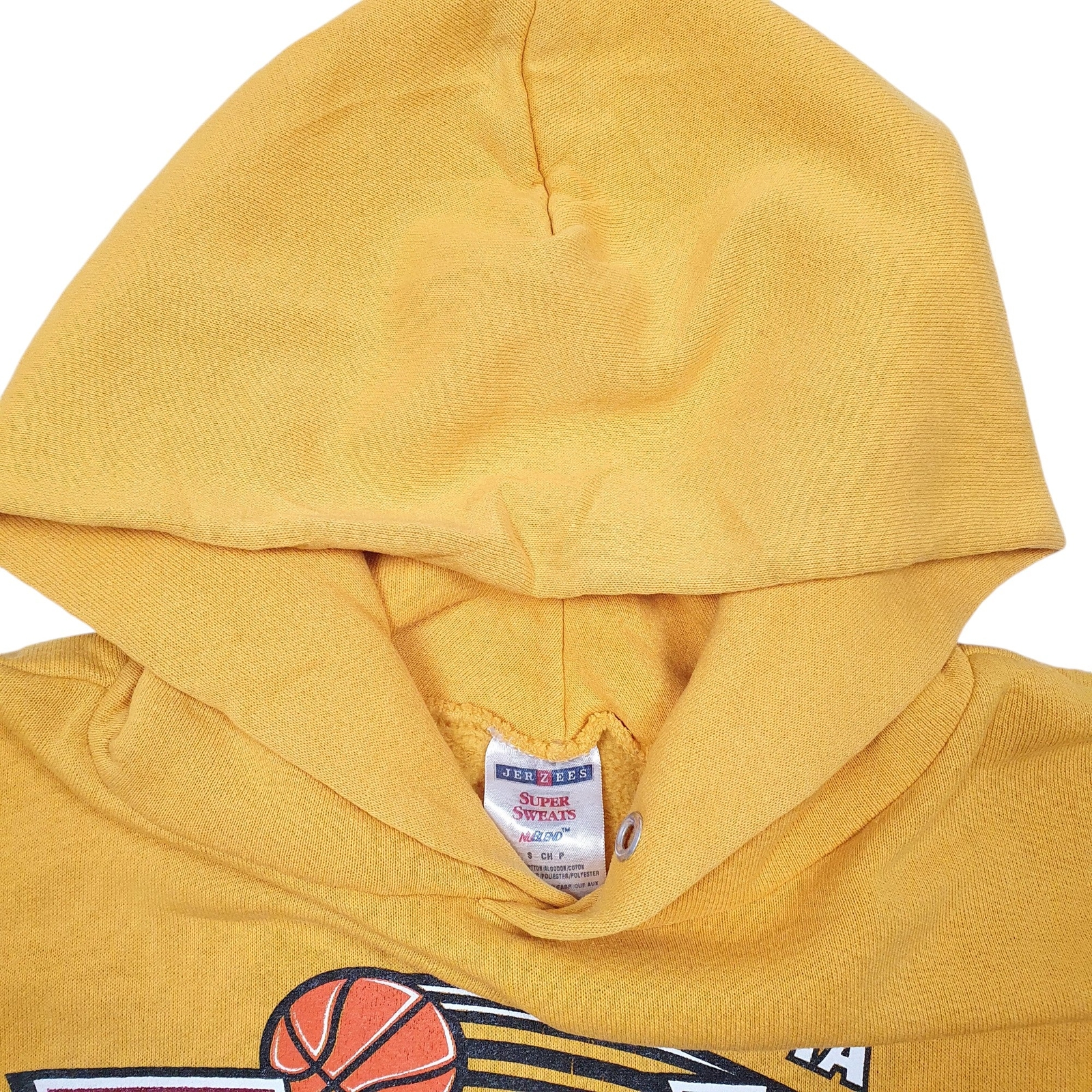 JERZEES Hoodie Super Sweats Eagles Basketball USA Jumper Sweatshirt Mens S image 2