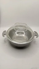 Vintage Guardian Service Aluminum & Gass Lid Roaster, Small