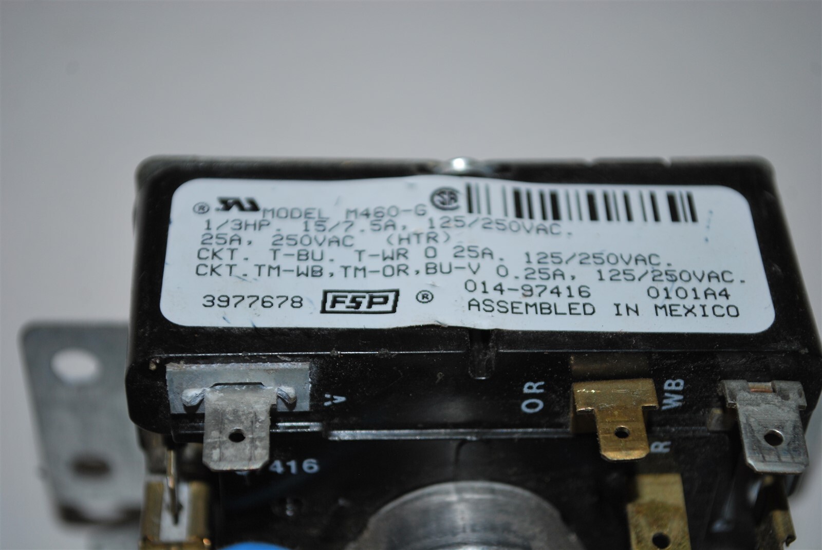 Genuine OEM KENMORE WHIRLPOOL MAYTAG Dryer Timer 3977678 WP3977678  