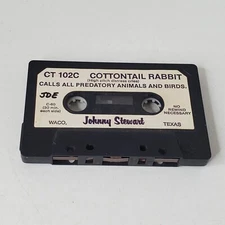 Johnny Stewart Wildlife Caller Game Cassette CT 102C Cottontail Rabbit Call