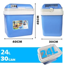 XUKEY 24L Camping Fridge Portable Car Refrigerator Cooler and Warmer Blue