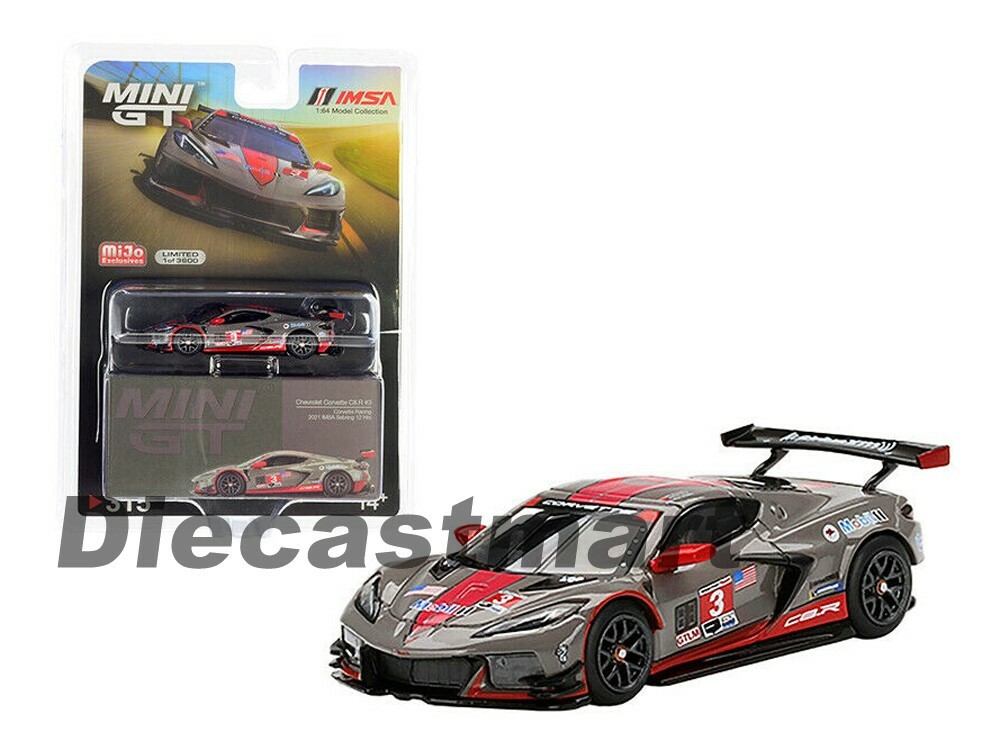 Mini GT 1:64 Chevy Corvette C8.R #3 2021 IMSA 24 Hrs Sebring