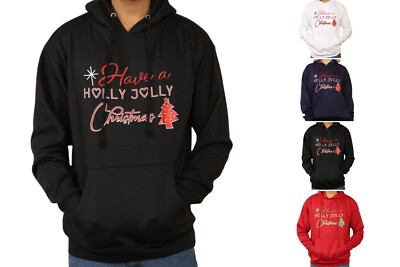 Weihnachtshoodie Herren Damen Hoodie Weihnachtsbaum Merry Pullover lustig Schnee Santa Kapuze