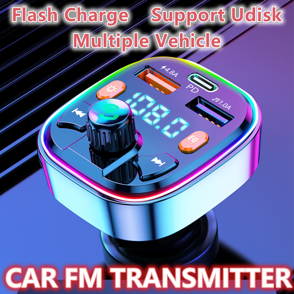 Wireless Bluetooth Car FM Transmitter Handsfree Kit MP3 Player Adapter