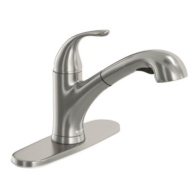 Glacier Bay Market Single Handle Pull Out Sprayer Kitchen Faucet