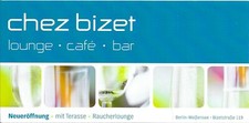 Werbekarte "Chez Bizet", Berlin