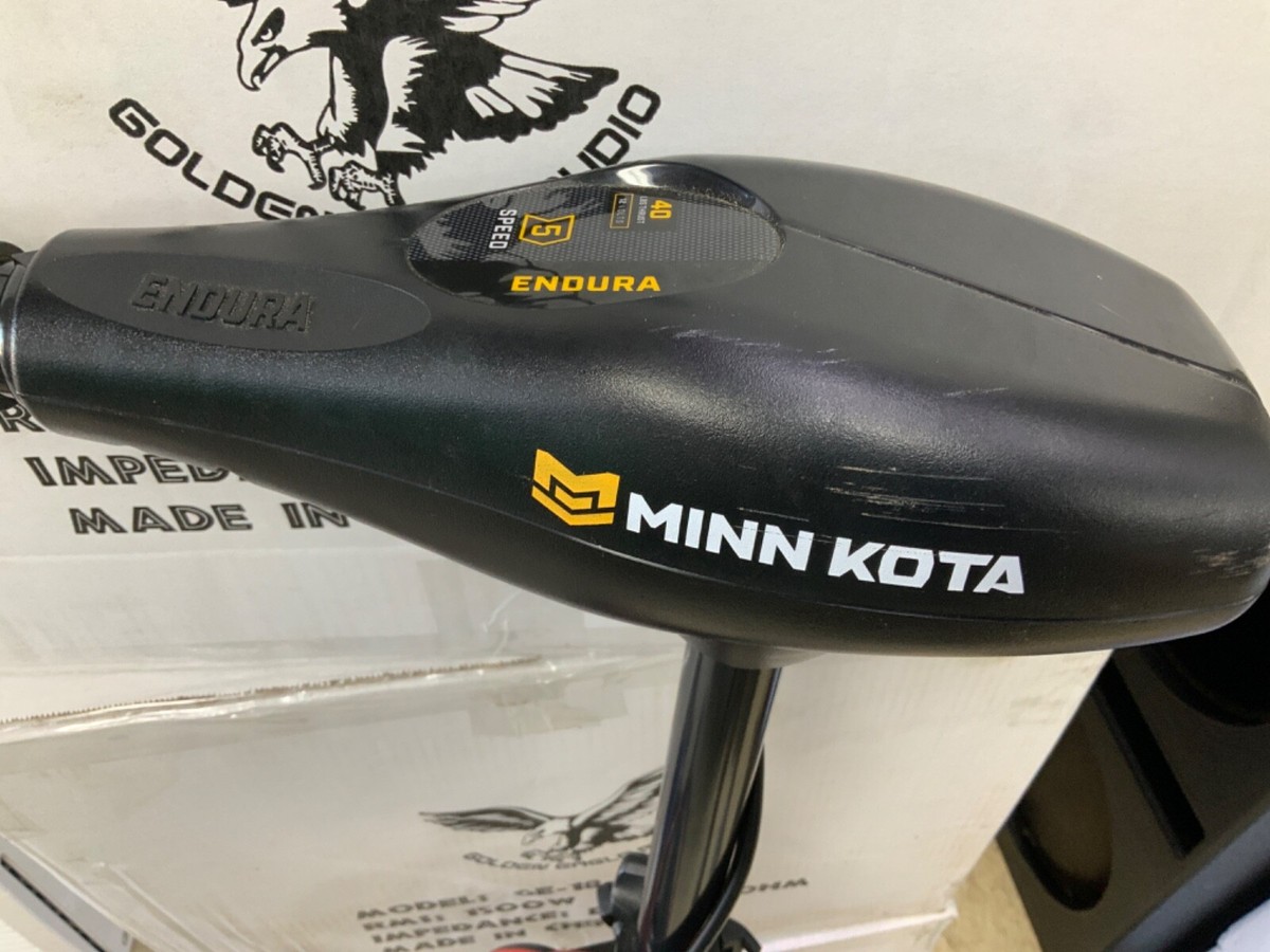 Minn Kota Endura N140 Electric Trolling Motor - Engine Mount For Boats & Fishing