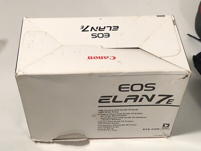 Canon EOS Elan 7E 35mm Vintage SLR Film Camera Body Only with Box