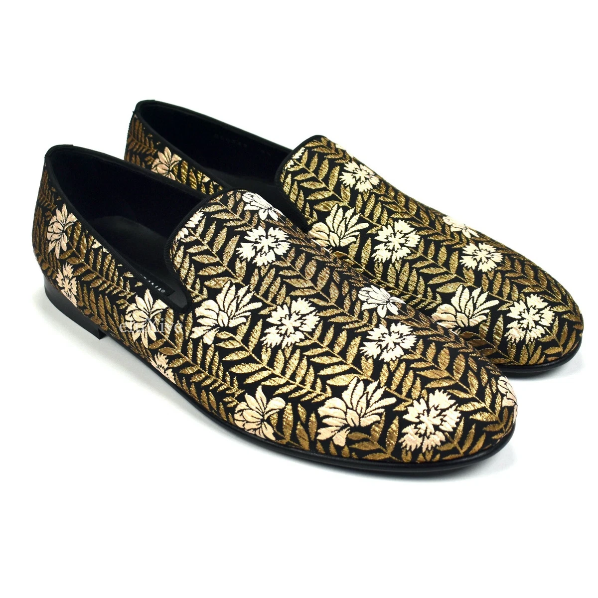 Gold smoking slippers store
