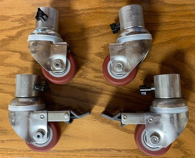 McMaster & Carr Socket Casters (4)   1-1/2  diameter