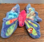 TY Beanie Buddy Flitter Butterfly Plush Doll Stuffed Animal Vintage NWT