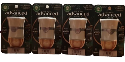 Lot of 4 Air Wick Advanced Plug in Scented Oil Air Freshener Warmers New In Box