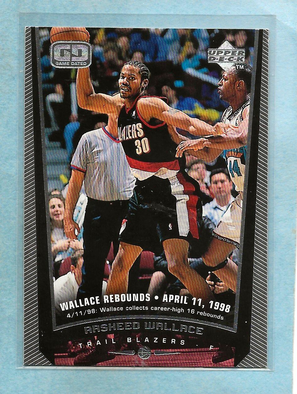 RASHEED WALLACE - 1998-99 Upper Deck - #124 - Trail Blazers - MINT