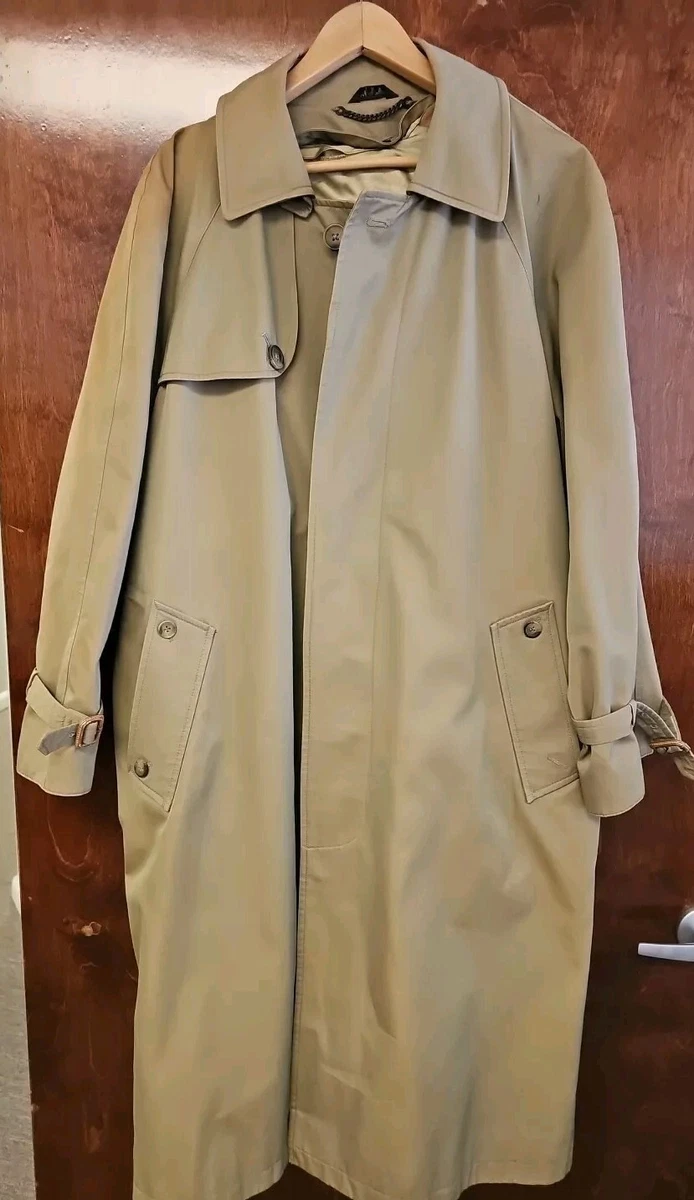 Nylon Outer Shell Trench Coats Beige Coats, Jackets & Vests for