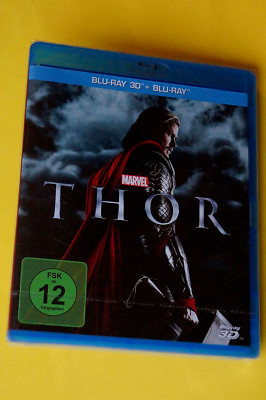 Thor in 3D-2D+3D Blu ray-2 Blu Ray-NEU/OVP