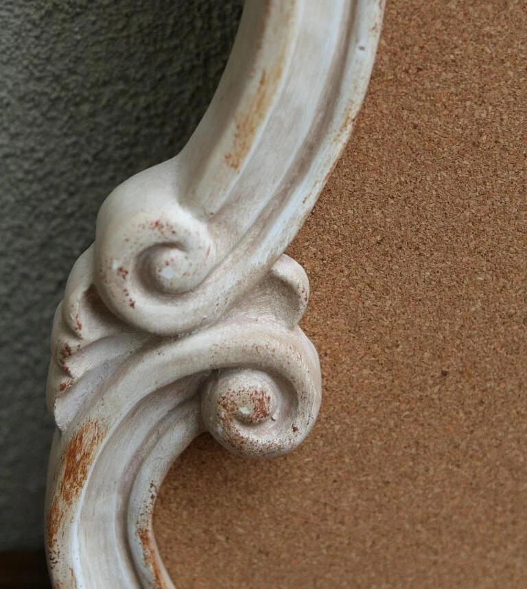 Creative Co-Op Framed Corkboard w/Flower Push Pins - Message Bulletin Board -NEW - Image 3 of 3