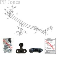 Tow-Trust Towbar for Honda Jazz Hatchback 2008-2015 - Flange Tow Bar