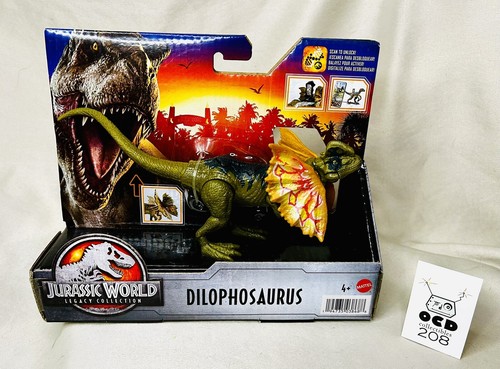 Jurassic World Legacy Collection Dilophosaurus Dinosaur Figure 2022 MATTEL - 第 1/2 張圖片