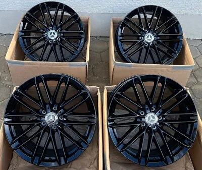 4 x Original Mercedes S-Klasse W223 19 Zoll Felgen A2234013500 / A2234013600 - Bild 1 von 4