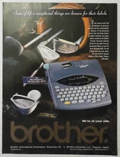 1998 BROTHER P-Touch Electronic Labeling System Magazine Ad