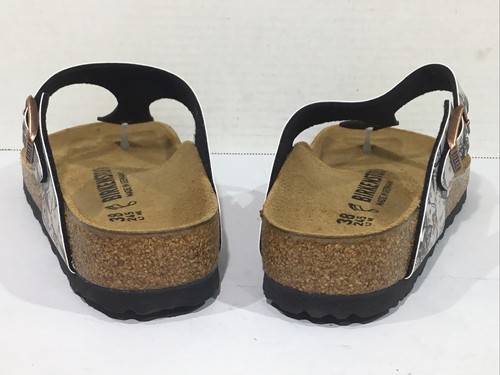 Birkenstock Women’s Size 7 EU 38 Gizeh Boho Flowers Navy Sandals Y23-1723 - Picture 6 of 10