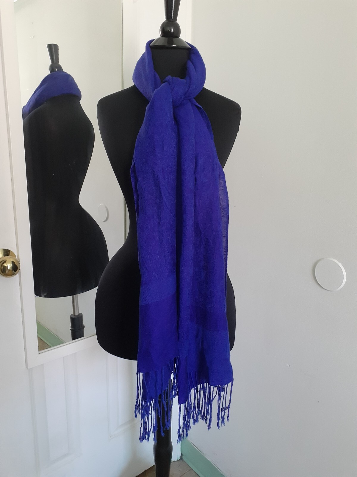 Womens Lightweight Rectangular Long Wrap Scarf Sh… - image 6