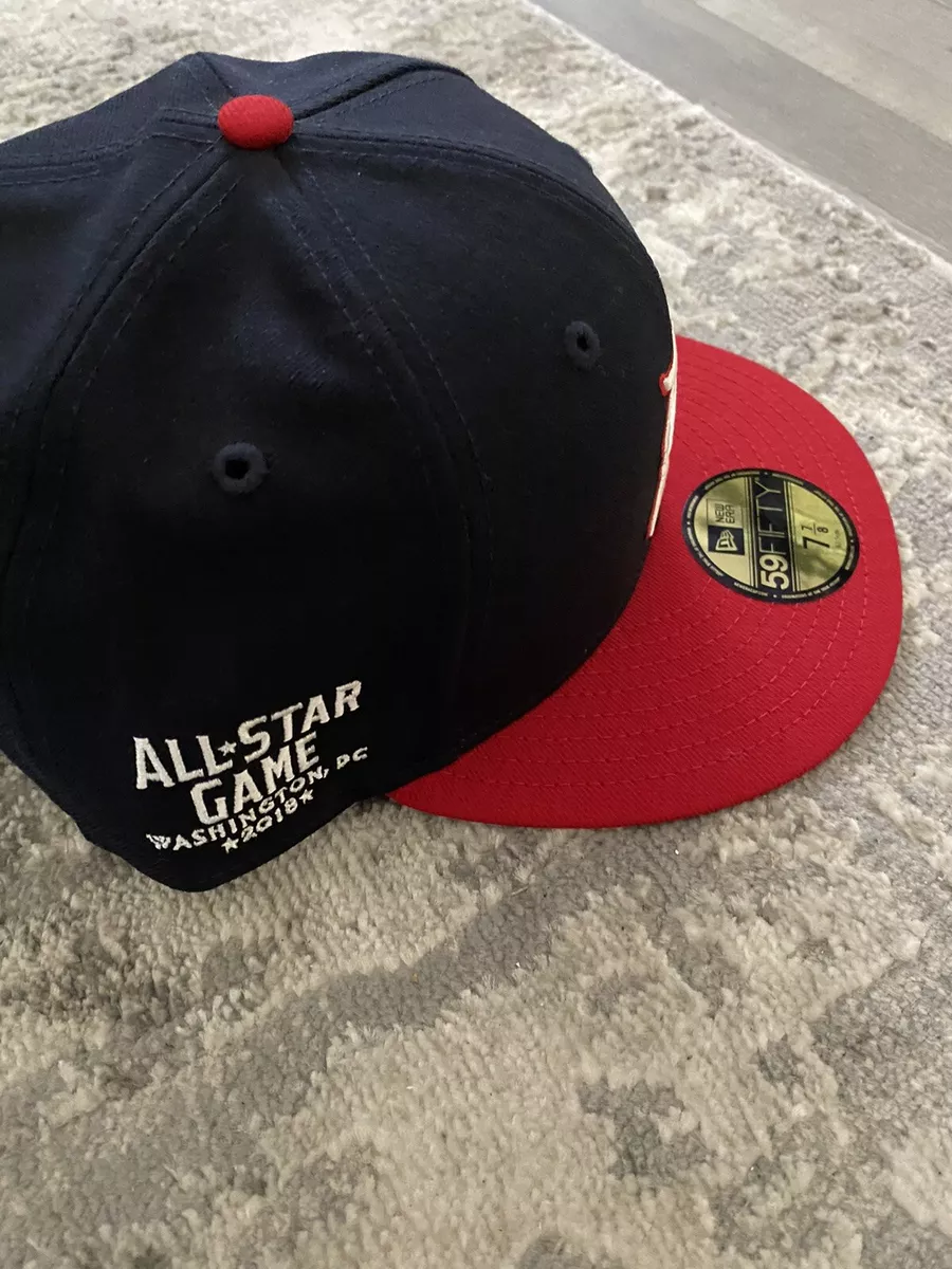 Fear Of God New Era All Star Weekend Washington DC Hat 7 7/8 Navy/Red FOG Rare