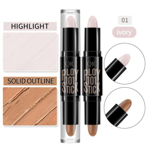 Double-head V Face Stick Highlighter Stick Concealer Pen Face Make Up Shado W1R5 - Picture 15 of 17