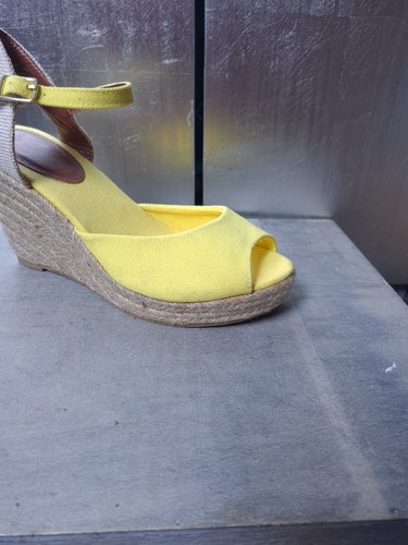 Neue PRIMADONNA Plateau Sandalen Gr 38 gelb Sandaletten Keilabsatz Wedges #S968 - Bild 2 von 12