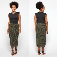 NWT New 165 Lauren Ralph Lauren Kuadama Mid Full Skirt Size 12