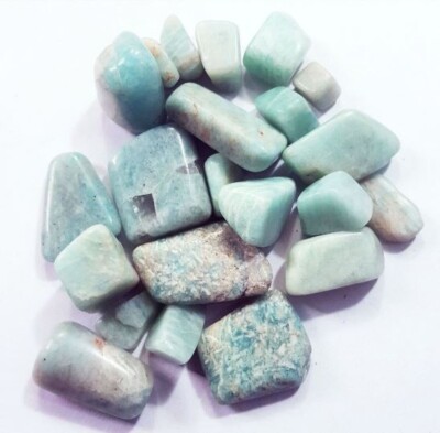 Natural Amazonite Polished Chips Loose Gemstone 270.00 Ct Lot With Free Gift