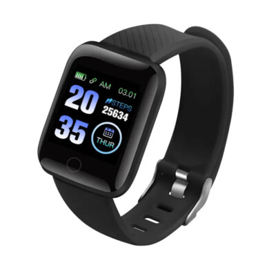 Bluetooth Sport Smartwatch Armband Pulsuhr Fitness Tracker für Damen Herren NEU