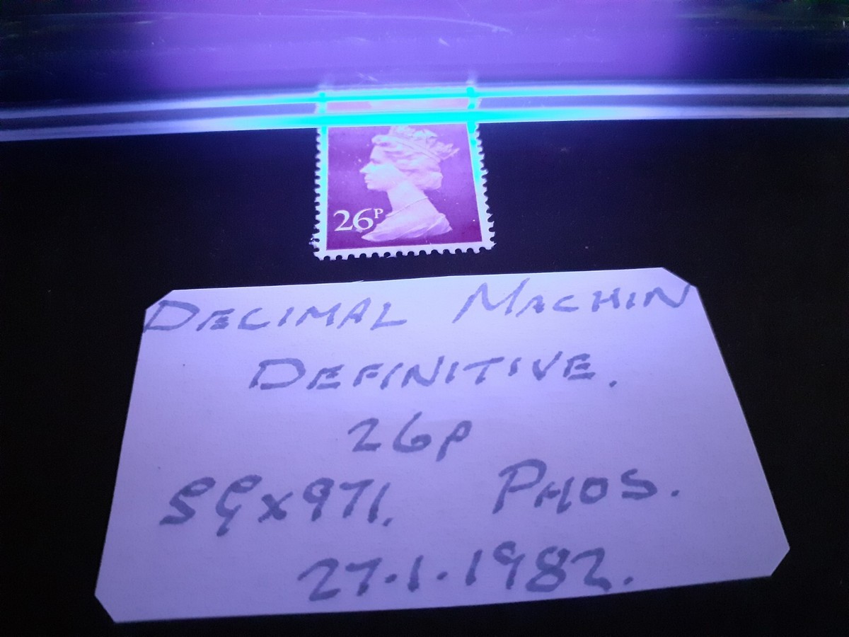 gb stamp,Queen Elizabeth II decimal machin definitive 26p SGx971