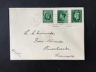 T GB 1937 THREE REIGN COVER (FIRST DAY KGVI PMK) TO LANCASTER