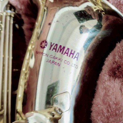 YAMAHA YAS-32 Alto Saxophone Rare Purple Logo Used With Hard Case Mouthpiece