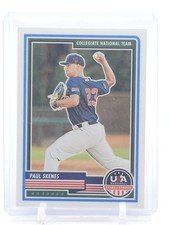 PAUL SKENES 2023 PANINI USA BASEBALL STARS & STRIPES COLLEGIATE #87 A Q5908