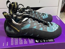 La Sportiva Tarantulace Black Blue Women's Size 4.5 Climbing Shoes Worn No Box