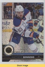 2017-18 Upper Deck Gold Rainbow Foil Matthew Benning #77 READ x0a