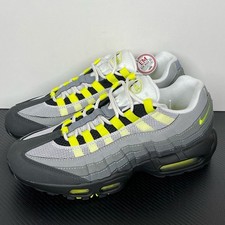 "CT1689-001" Nike Air Max 95 Men's Grey, Black and Yellow Sports Shoes