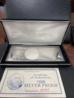 Washington Mint 1996 $100 Silver Proof 4oz Reg 28787 Certificate of Authenticity