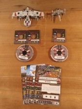 Star Wars X-Wing Miniatures K-Wing & X-Wing 1st Edition With Dials & Bases G17