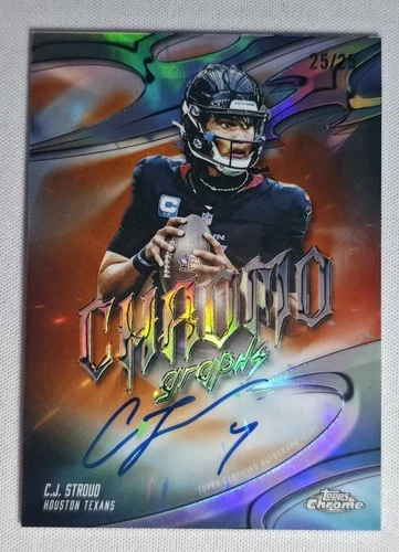 2025 Topps Chrome C.J. Stroud Orange Refractor (RAW)