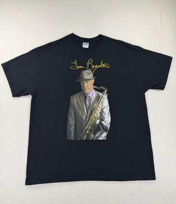 Tom Braxton Black The Next Chapter Music T-Shirt Size X-large Saxophone