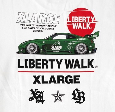 LBWK×XLARGE PREMIUM(MiniCar&T-shirt XL) XLARGE x LIBERTY WALK S/S TEE – XLARGE