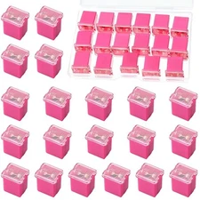 Moukeren 20 Pieces 608830 30 Amp Micro Cartridge Fuses as the picture shown 