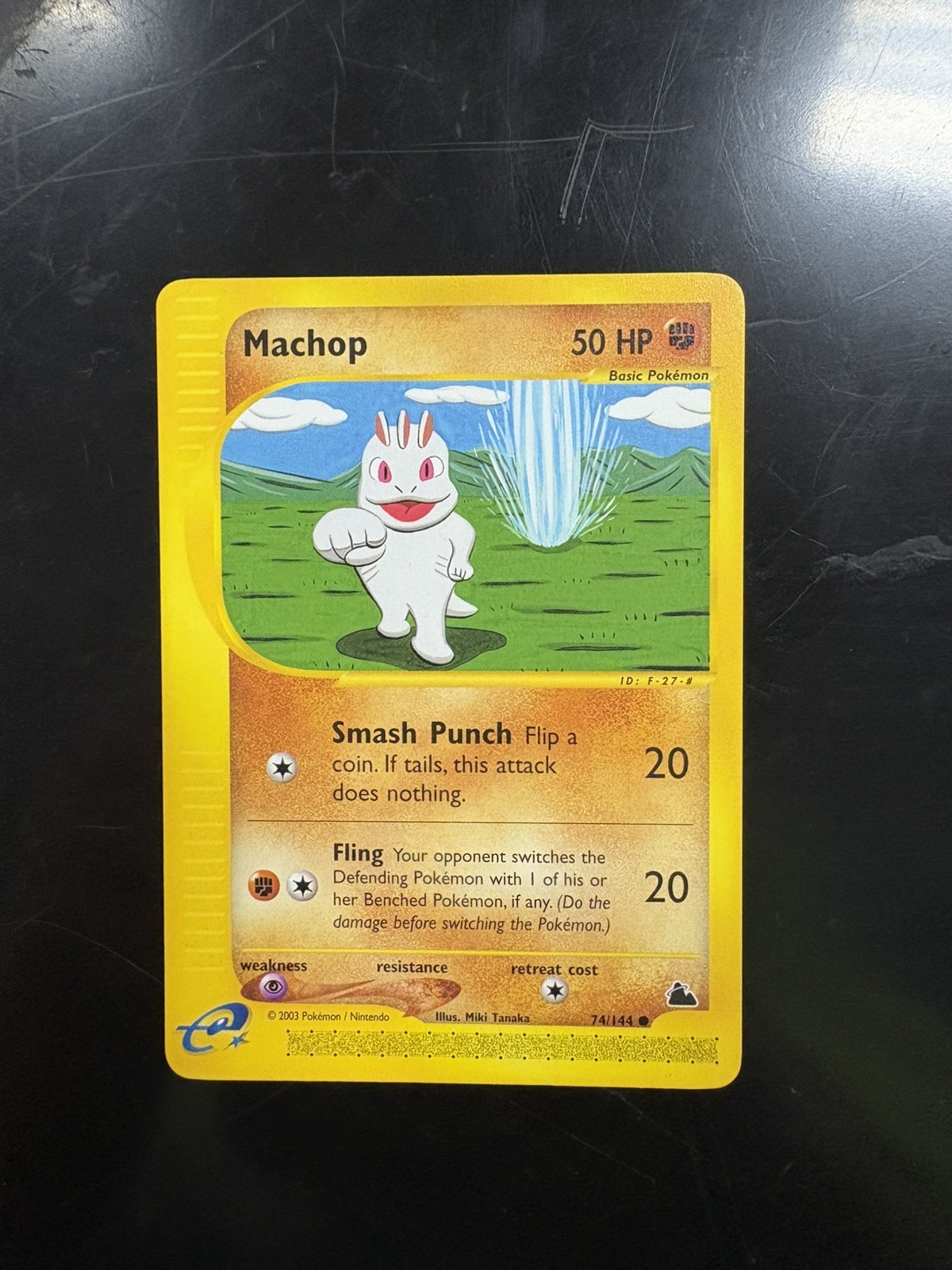 Pokemon Skyridge Machop 74/144 Common /NM